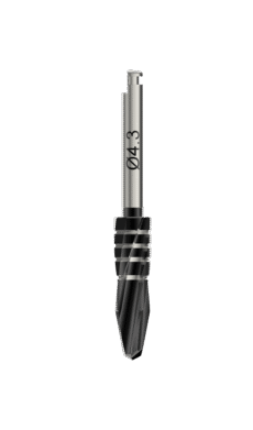 Tapered drill ø4.3 mm